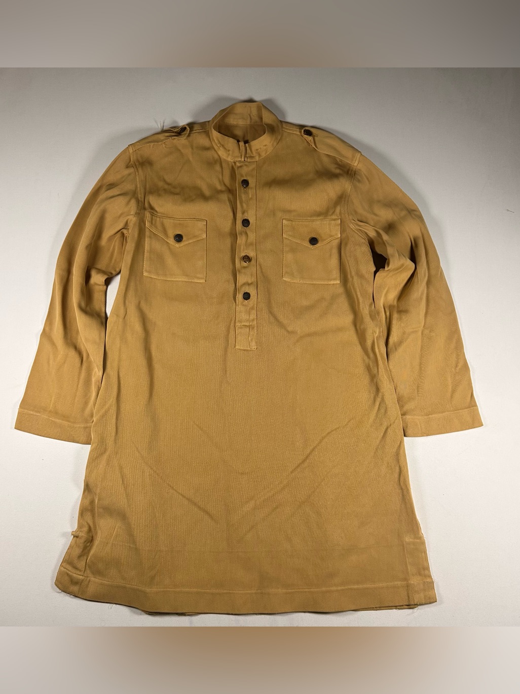 Ww1 British Army Shirt Cotton 1930s Hollywood Costume